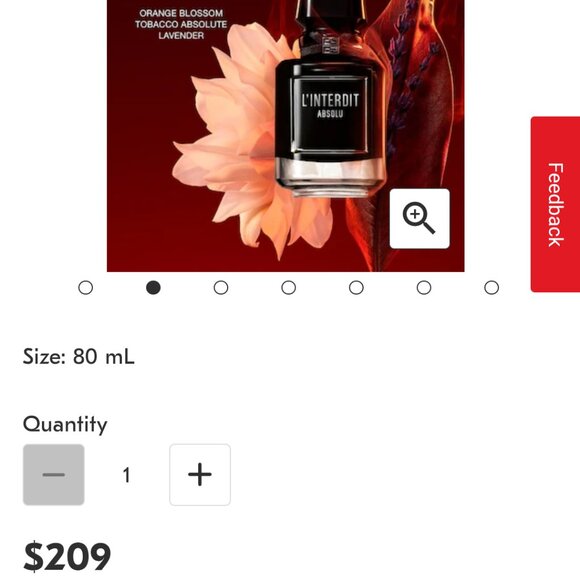 Givenchy L'interdit absolu intense EDP - Picture 3 of 3